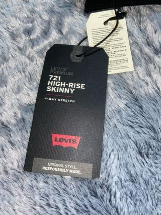 Vaqueros Levi's Mujer Negros
