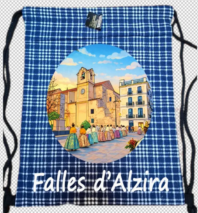 Mochila Fallas Alzira Iglesia Santa Catalina
