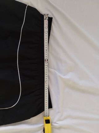 Pantalón corto deportivo Silver negro vintage