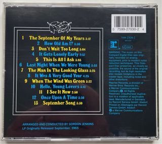 Frank Sinatra - September of my years CD