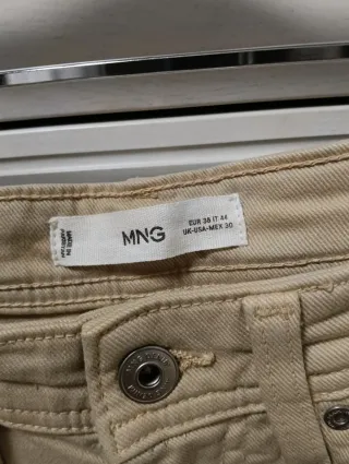 Bermudas Mango Hombre Beige Talla 38