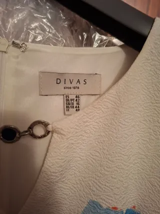 Vestido elegante estampado rayas y flor