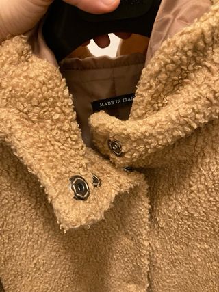 Giubbino donna effetto orsetto