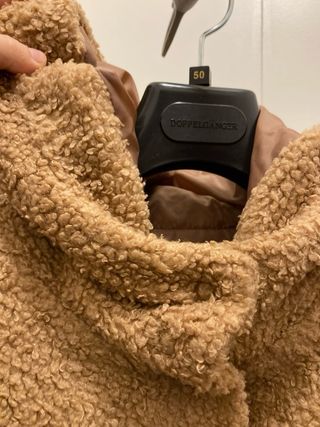 Giubbino donna effetto orsetto