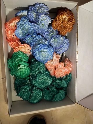 Flores Flamenca pintadas a mano