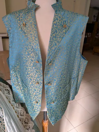 Traje Fallera Huertana y Chaleco Hombre a juego