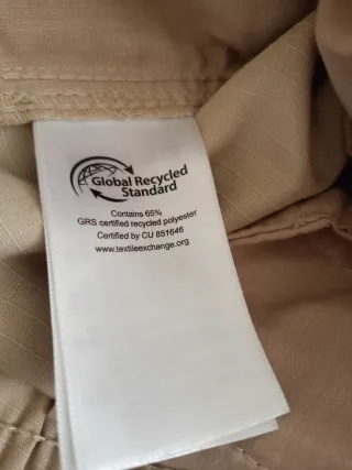 Pantalón cargo LIVERGY beige Talla M