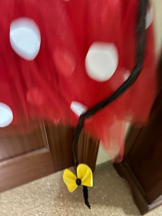 Falda Tutú Minni Mouse Lunares Roja