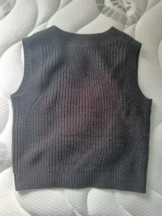 Jersey sin mangas H&M negro Talla XS