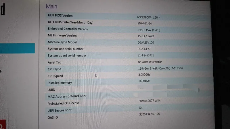 Lenovo ThinkPad X13 Gen 2 i7 16GB 512GB SSD afbeelding 4