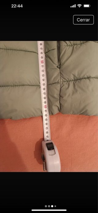 Chaqueta acolchada verde