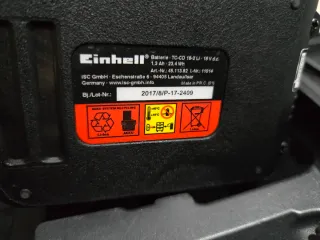 Taladro a batería Einhell 18V con maletín