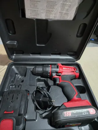 Taladro a batería Einhell 18V con maletín