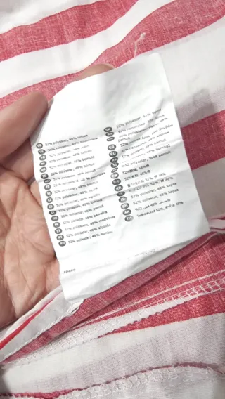 Funda Nórdica Rayas Rojas y Blancas de Ikea