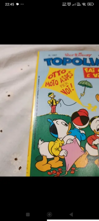 Fumetto Topolino vintage del 1980 numero 1307