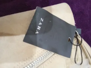 Botines Talla 38 Beige/Blanco