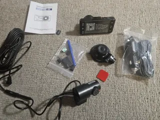 Dashcam 4K Ultra HD con Cámara Auxiliar