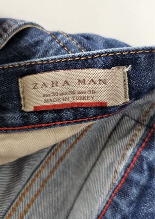 Pantalón vaquero Zara azul