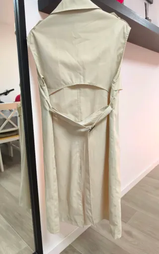 Gabardina clásica larga