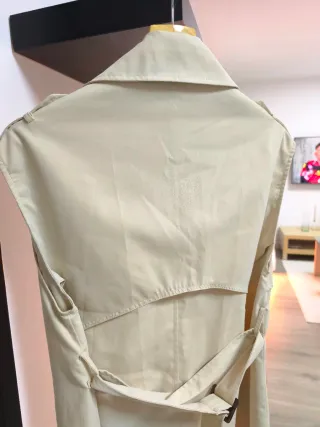 Gabardina clásica larga