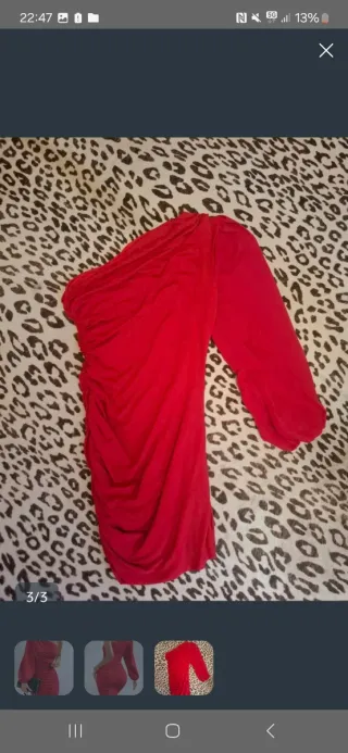 Vestido rojo de fiesta