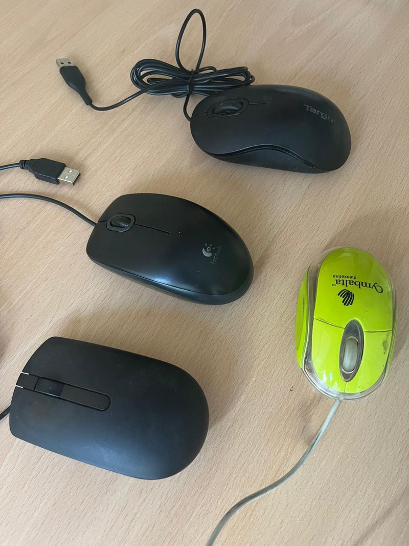 Lote 3 ratones (Dell, Logitech, Targus) + 1 regalo afbeelding 3