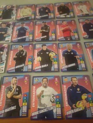 Colección cromos Adrenalyn Entrenadores LaLiga