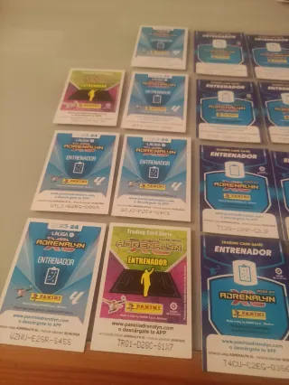 Colección cromos Adrenalyn Entrenadores LaLiga