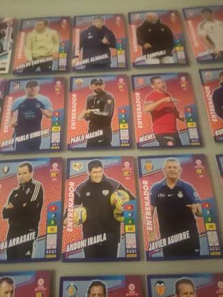 Colección cromos Adrenalyn Entrenadores LaLiga