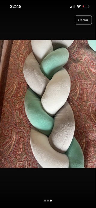 Chichonera trenza para cuna