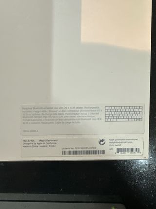 Teclado Apple Magic Keyboard Plata/Blanco