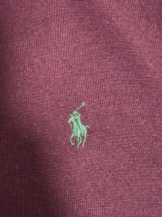 Jersey Polo Ralph Lauren XS Burdeos Slim Fit
