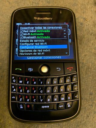 BlackBerry Clásico Negro Tiene World two,licencia