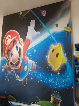 Estor Enrollable Mario Bros. 150 cm de ancho