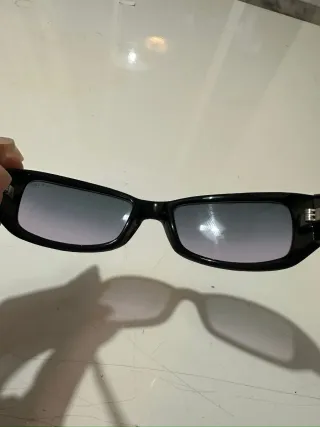 Gafas de sol Diesel negras y2k 2000's