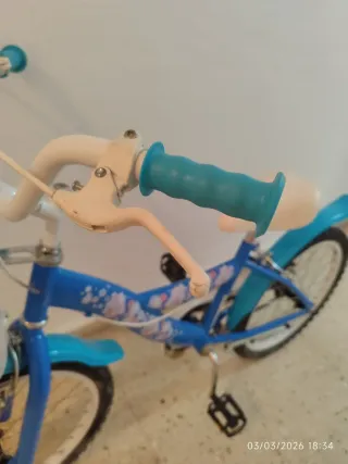 Bicicleta Infantil Frozen Azul