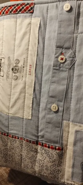 Bolso reversible reciclado  Camisa Pepe Jeans