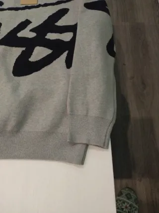 Jersey Stussy Gris y Negro