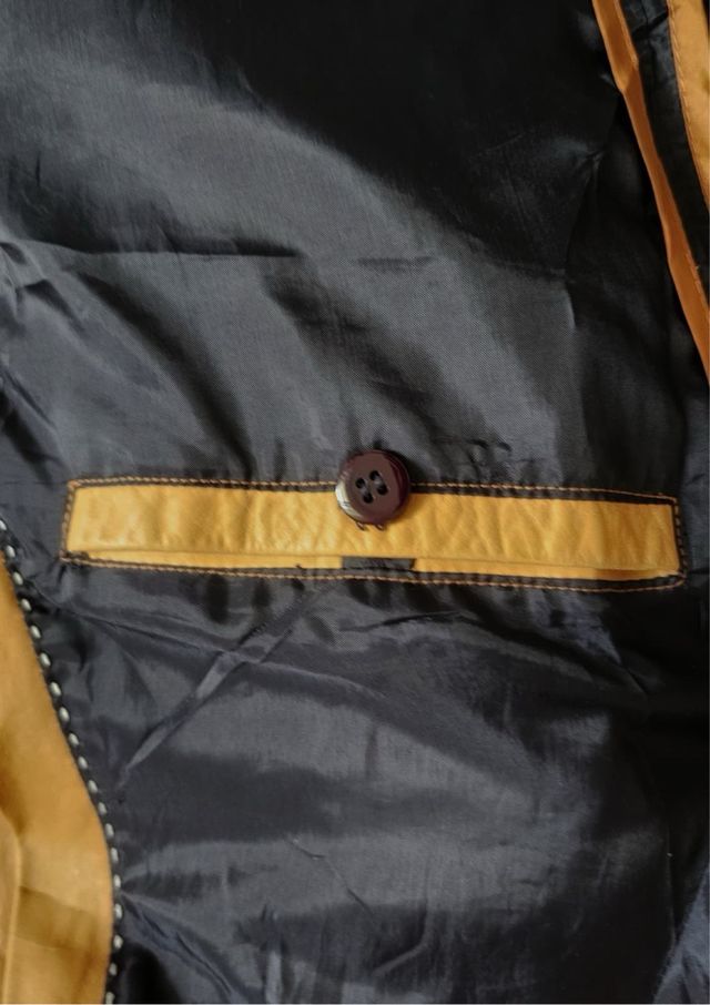 Chaqueta de Piel Zara Marrón