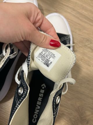 Converse Negras Plataforma