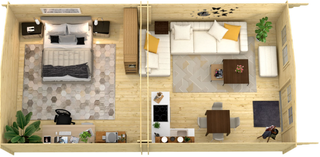 Casita de Madera Prefabricada