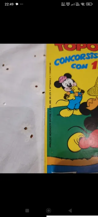 Fumetto Topolino vintage del 1980 numero 1306