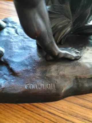 Statua Cavalli Bronzo Coustou