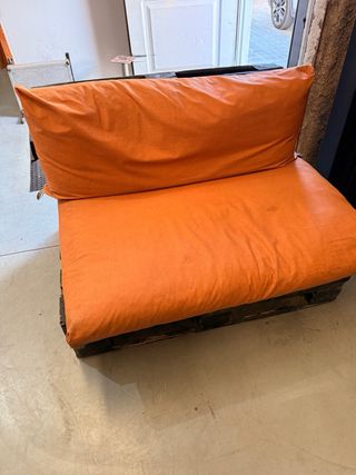 Lote 5 Palets + Cojines Chill Out Naranja