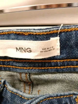 Bermudas vaqueras MNG Slim Fit, 36