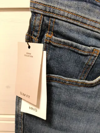 Bermudas vaqueras MNG Slim Fit, 36