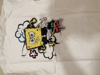 Pack 2 Camisetas Bob Esponja y Calamardo