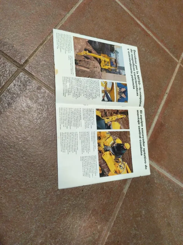 Masey Ferguson 50 Excavadora catalogo