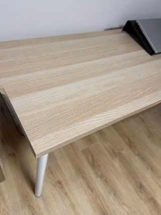 Escritorio Ikea 2 plazas madera y metal mesa 2m