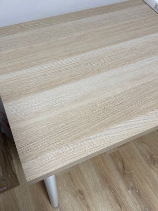 Escritorio Ikea 2 plazas madera y metal mesa 2m